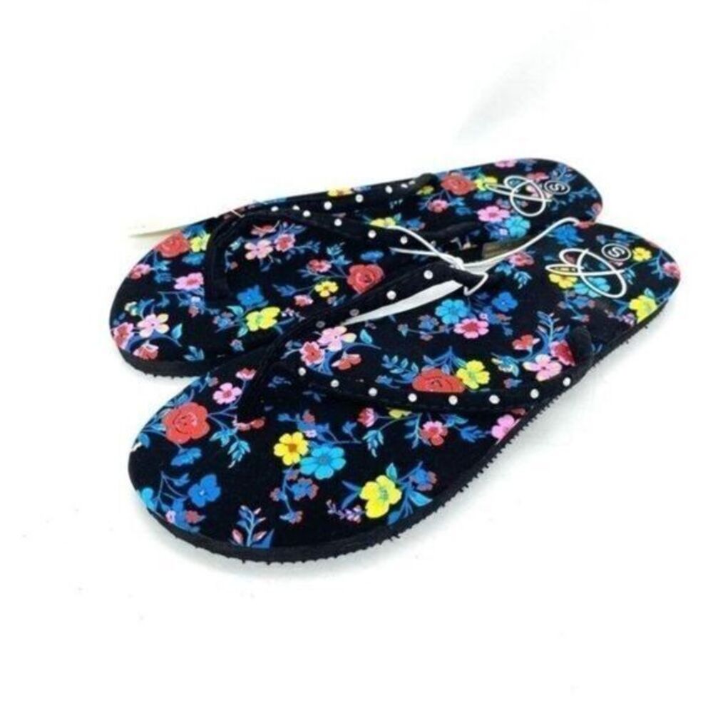 Floral Flip Flop Sandals Women’s Size Small 5/6 NEW